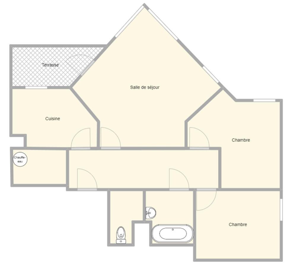 La Verriere Apartment Dijon Luaran gambar